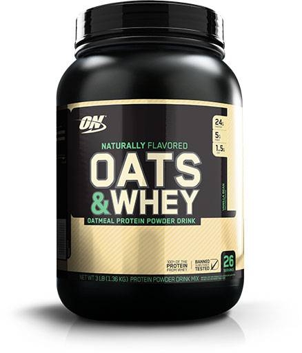 Natural Oats & Whey By Optimum Nutrition, Vanilla 3lb