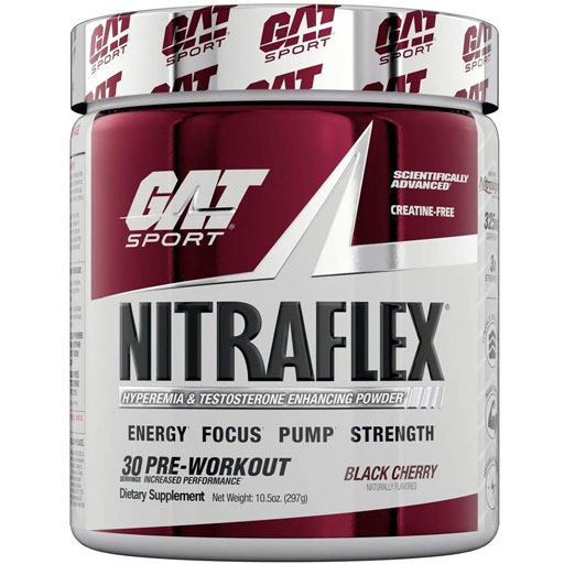 GAT Nitraflex w/ Nitrosigine - Black Cherry - 30 Servings