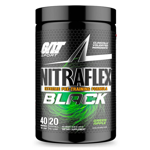 Nitraflex Black - Green Apple - 40 Servings
