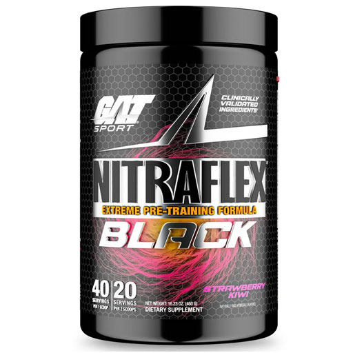 Nitraflex Black - Strawberry Kiwi - 40 Servings