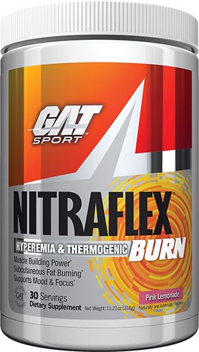 Nitraflex Burn By GAT, Pink Lemonade, 30 Servings