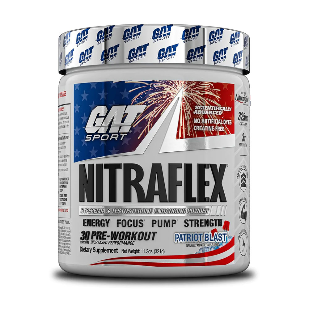 GAT Nitraflex w/ Nitrosigine - Partriot Blast - 30 Servings
