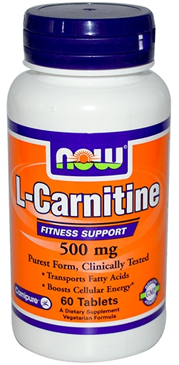 NOW L-Carnitine 500 mg - 60 Tabs