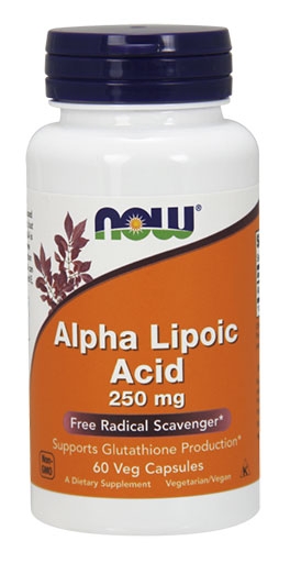 NOW Alpha Lipoic Acid, 250 mg, 60 Vcaps
