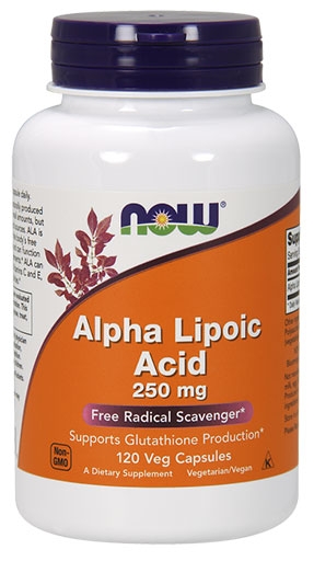 NOW Alpha Lipoic Acid, 250 mg, 120 Vcaps