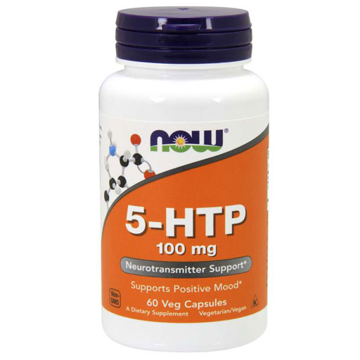 NOW, 5-HTP, 100 mg, 60 Vcaps