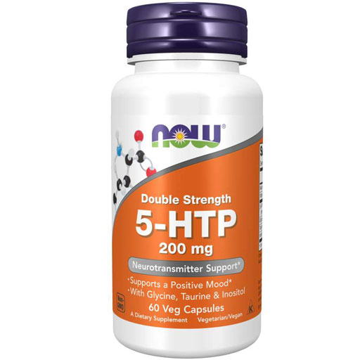 NOW, 5-HTP, 200 mg, 60 Vcaps