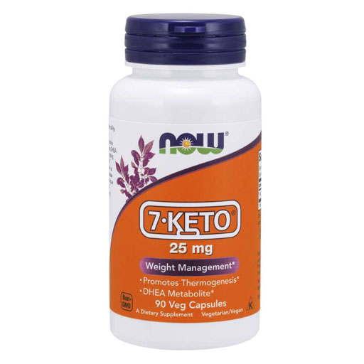 NOW 7 Keto, 25 mg, 90 Veg Caps