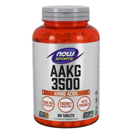 NOW AAKG 3500 - 180 Tablets
