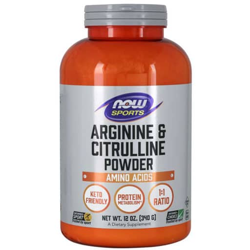 Arginine and Citrulline Powder By NOW, 12 oz