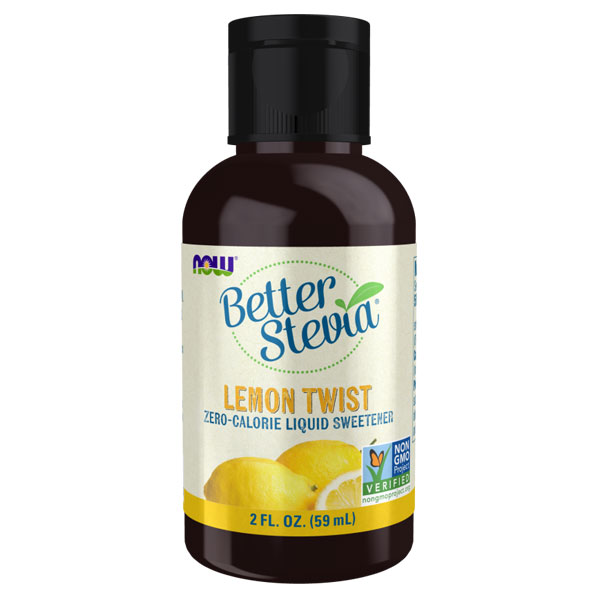 NOW BetterStevia Liquid - Lemon Twist - 2 fl oz
