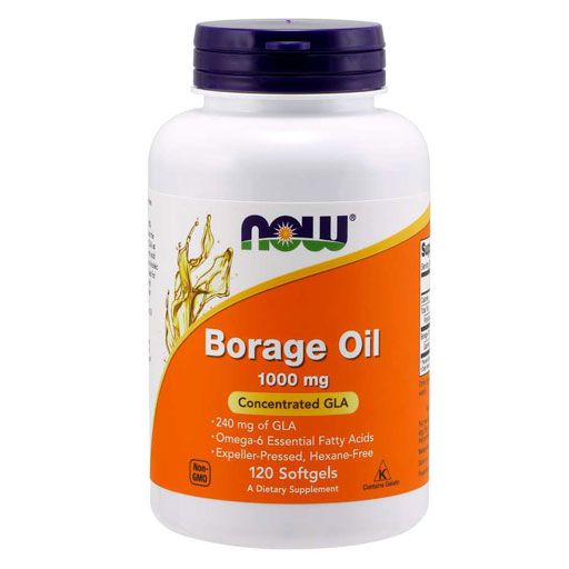 NOW Borage Oil - 1000mg - 120 Softgels