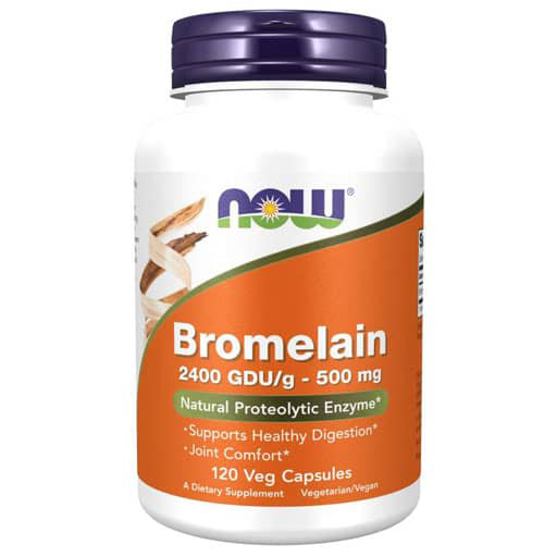 NOW Bromelain - 500 mg - 120 Veg Caps