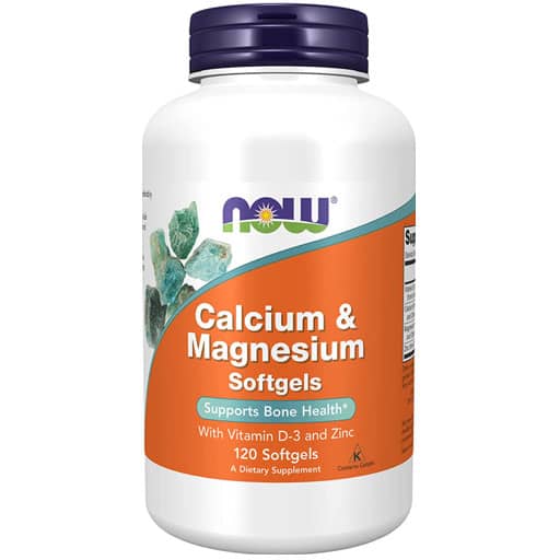 NOW Calcium and Magnesium - 120 Softgels