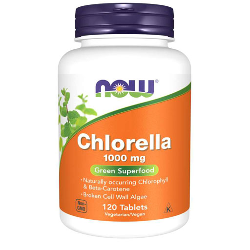 NOW Chlorella - 1000 mg - 120 Tablets