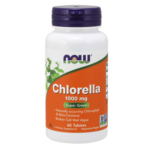 NOW Chlorella - 1000 mg - 60 Tablets
