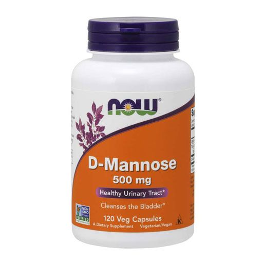 NOW D-Mannose - 500 mg - 120 Veg Caps