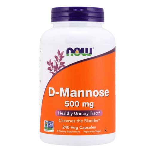 NOW D-Mannose - 500 mg - 240 Veg Caps