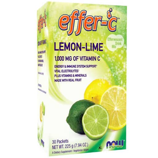 Effer C By NOW Foods, Lemon Lime, 30 Packets