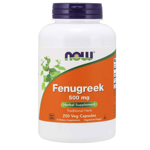 NOW Fenugreek - 500 mg - 250 Veg Caps