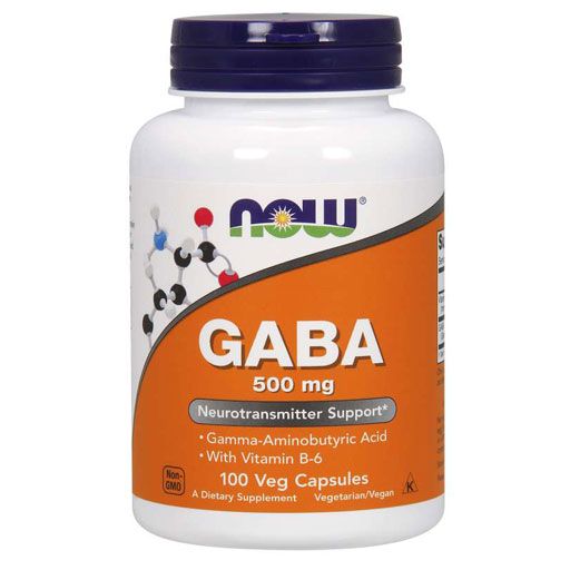 NOW GABA - 500 mg - 100 Veg Caps
