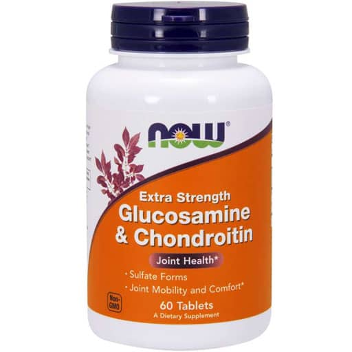 NOW Glucosamine and Chondroitin - Extra Strength - 60 Tablets