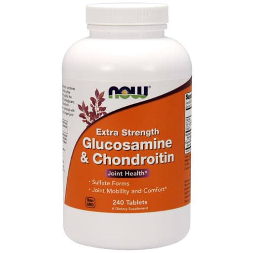 NOW Glucosamine and Chondroitin - Extra Strength - 240 Tablets