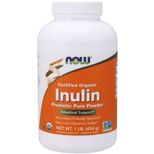 NOW Inulin - Prebiotic Pure Powder - 1lb