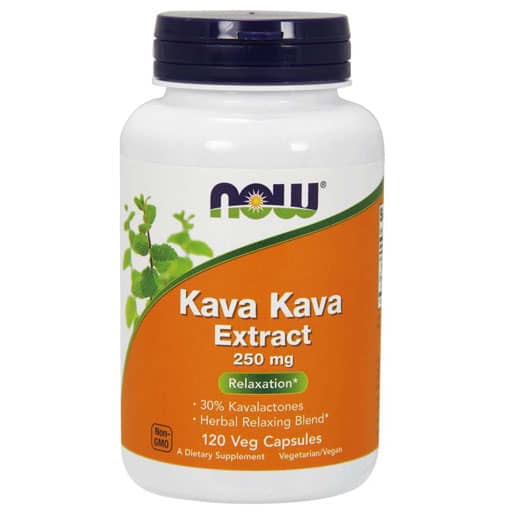 NOW Kava Kava, 250 mg, 120 Veg Caps