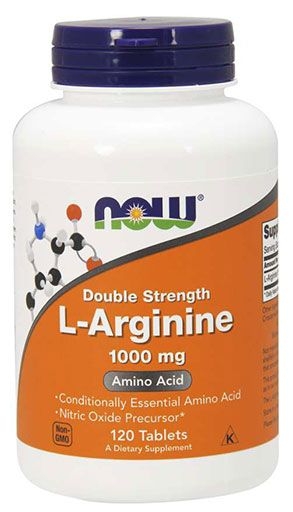 NOW L-Arginine, 1000 mg, 120 Tabs