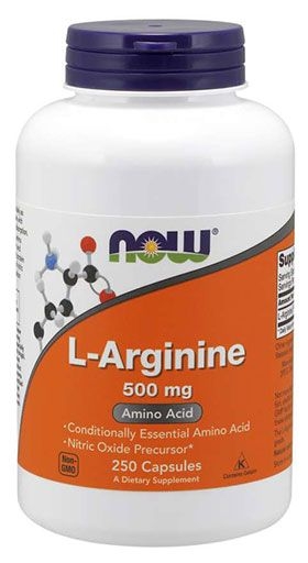 NOW Sports, L-Arginine, 500 mg, 250 Caps