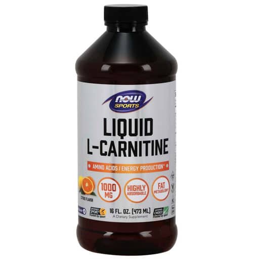 NOW L-Carnitine Liquid, Citrus Flavor, 1000 mg, 16 oz.