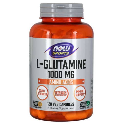 NOW L-Glutamine, 1000 mg, 120 Veg Caps