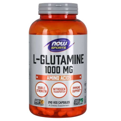 NOW L-Glutamine, 1000 mg, 240 Veg Caps