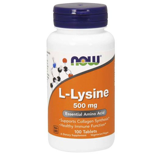 NOW L-Lysine - 500 mg - 100 Tabs