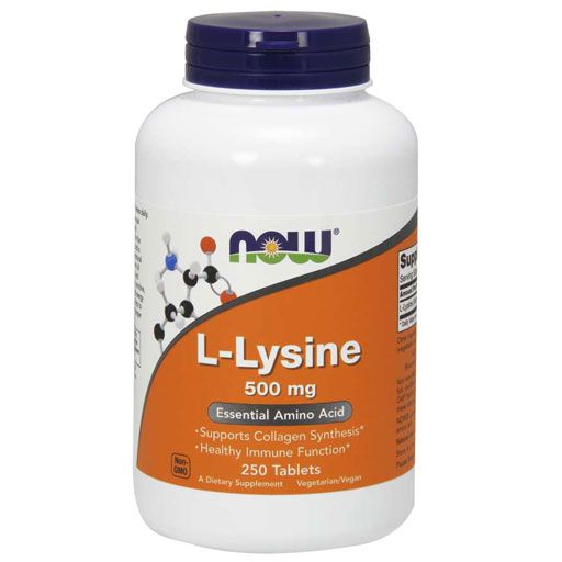 NOW L-Lysine - 500 mg - 250 Tabs
