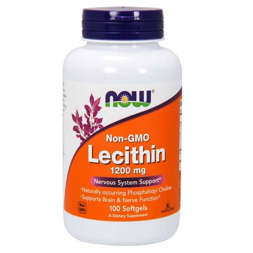 NOW Lecithin, 1200 mg, 100 Softgels