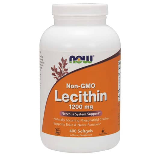 NOW Lecithin, 1200 mg, 400 Softgels