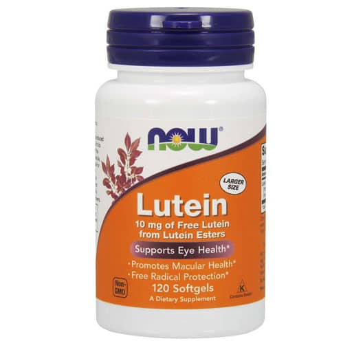 NOW Lutein - 10 mg - 120 Softgels