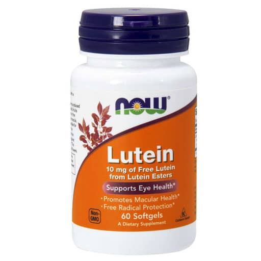 NOW Lutein - 10 mg - 60 Softgels