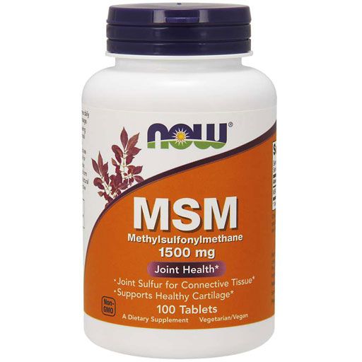 NOW MSM - 1500 mg - 100 Tabs