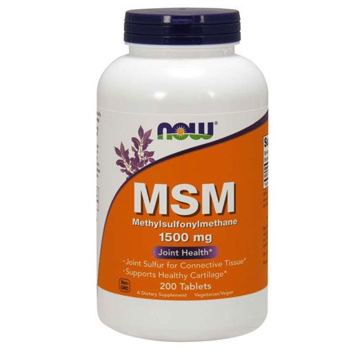 NOW MSM - 1500 mg - 200 Tabs