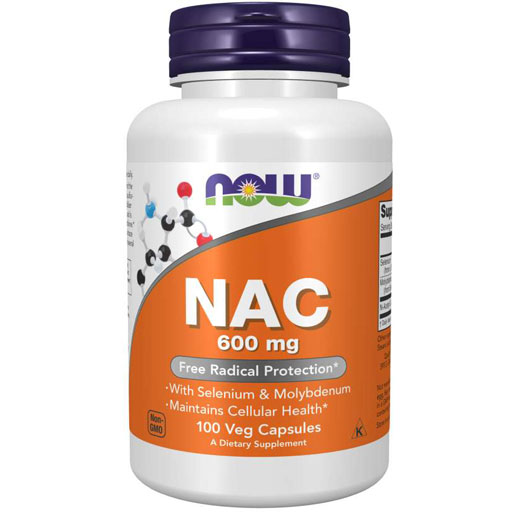 NOW NAC - 600 mg - 100 Veg Capsules
