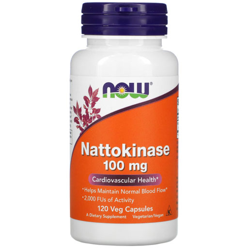 NOW Nattokinase - 100 mg - 120 Veg Caps