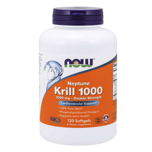 NOW Neptune Krill Oil - 1000 mg - 120 Softgels