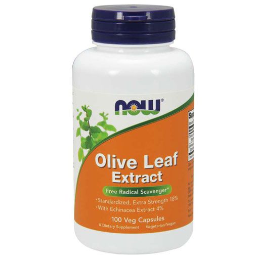 NOW Olive Leaf Extract - Extra Strength - 100 Veg Caps