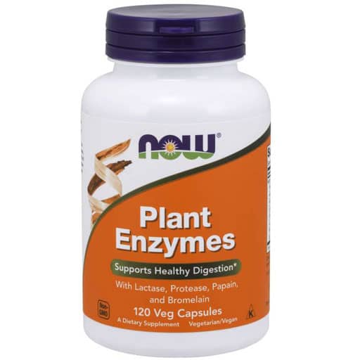NOW Plant Enzymes - 120 Veg Caps