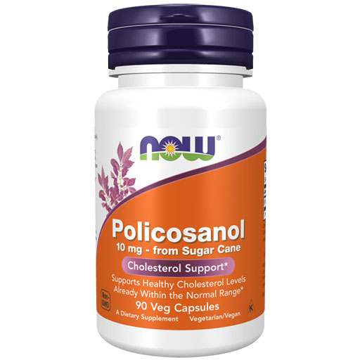 NOW Policosanol - 10 mg - 90 Veg Caps