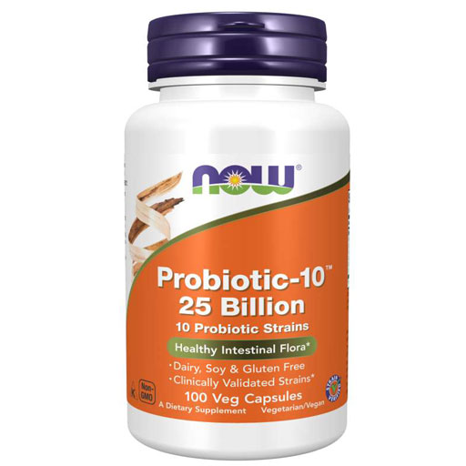 NOW Probiotic 10 - 25 Billion - 100 Veg Caps