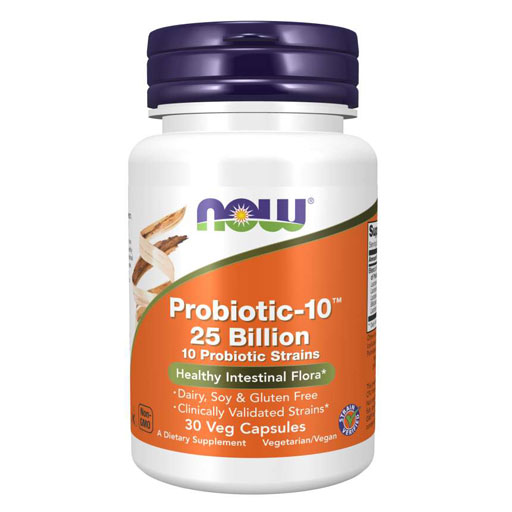 NOW Probiotic 10 - 25 Billion - 30 Veg Caps